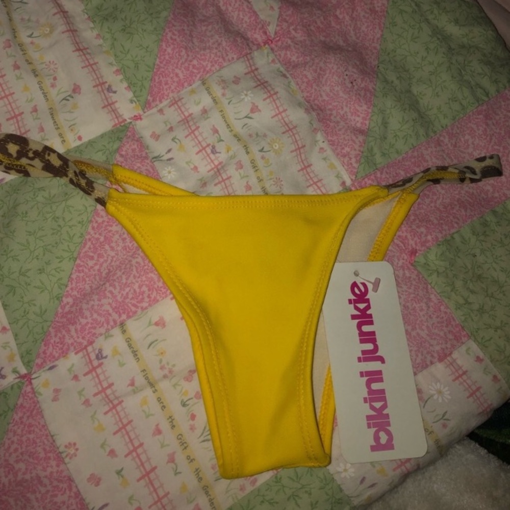Yellow Bikini Bottoms